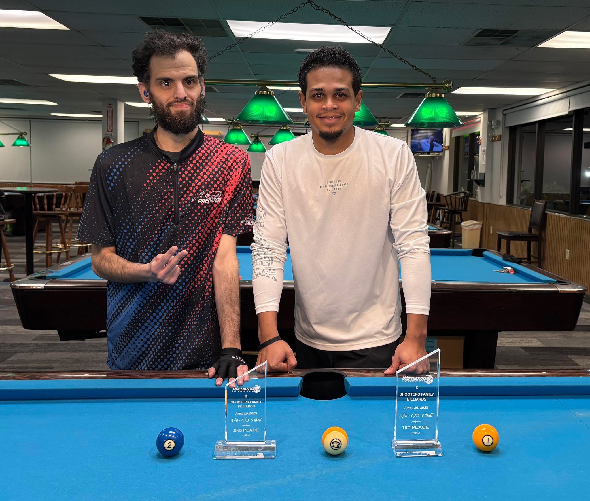 Podium at Shooters — Sept 6, 2025